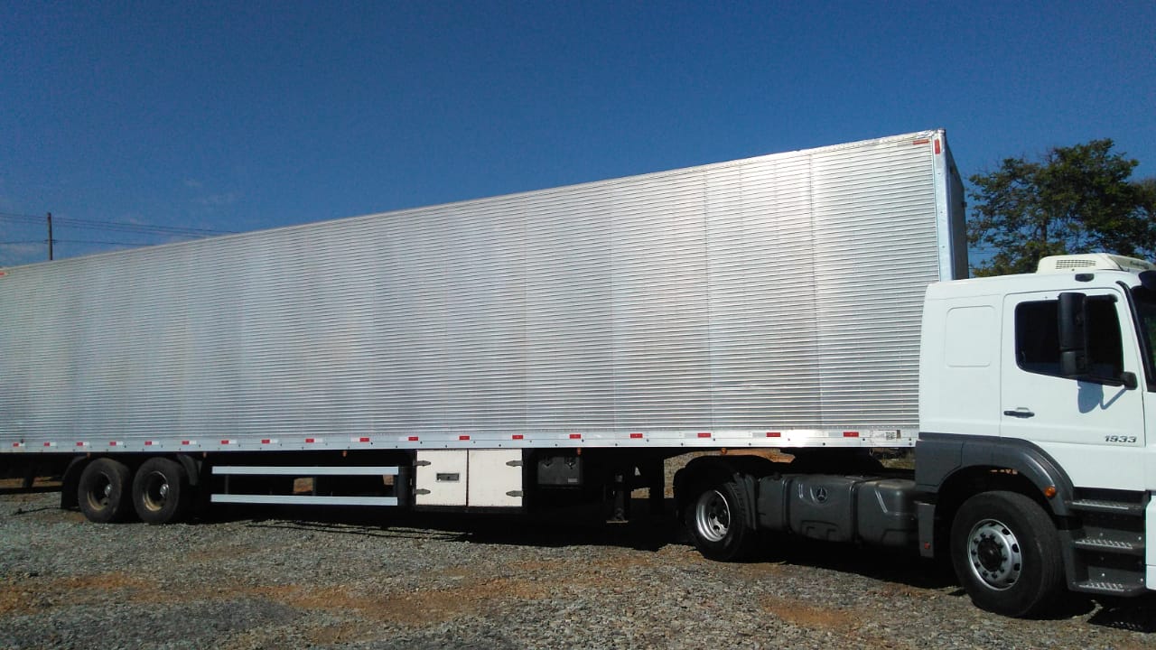 Conjunto baú 2 eixos